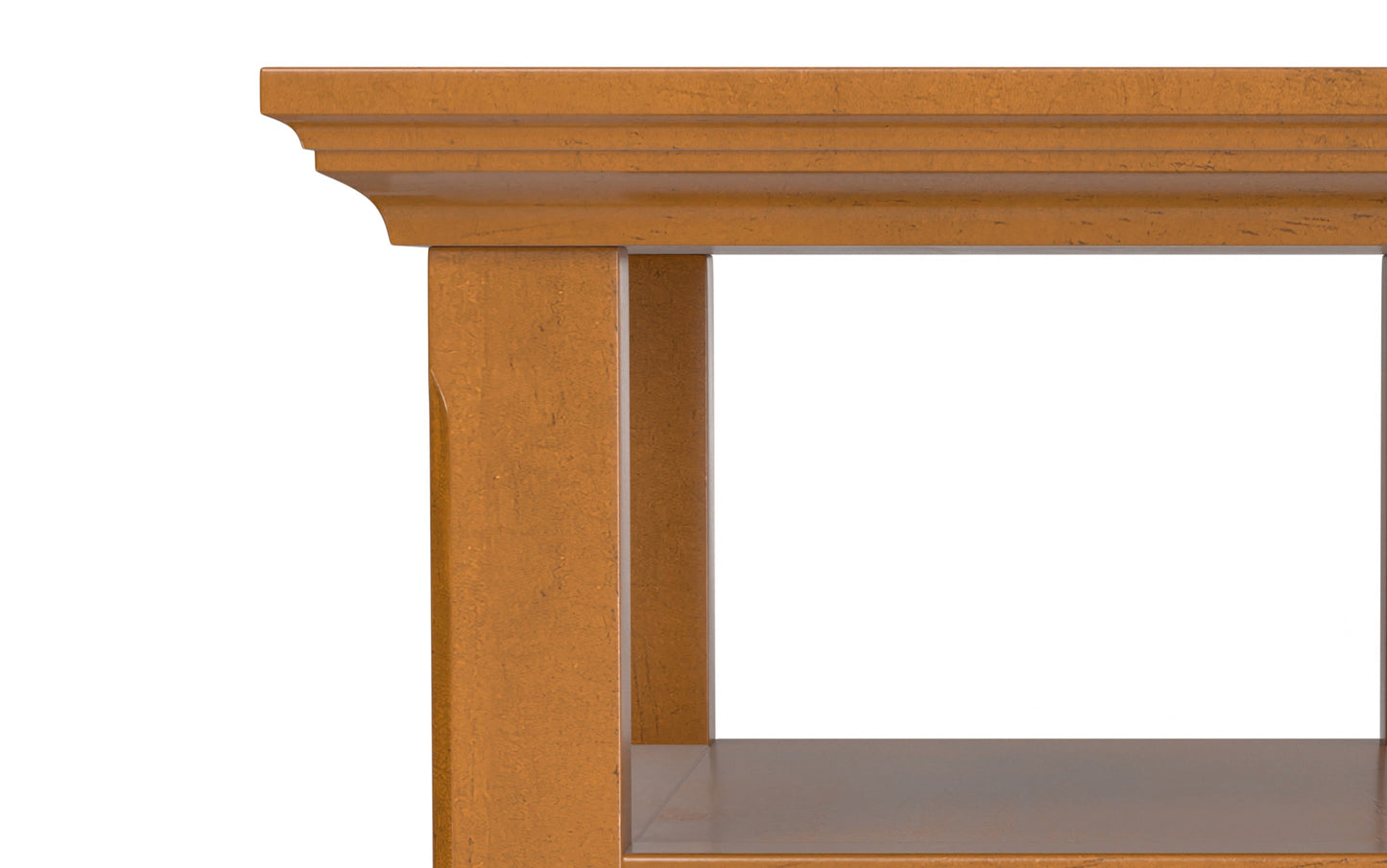 Light Golden Brown | Acadian Narrow Side Table with Drawer