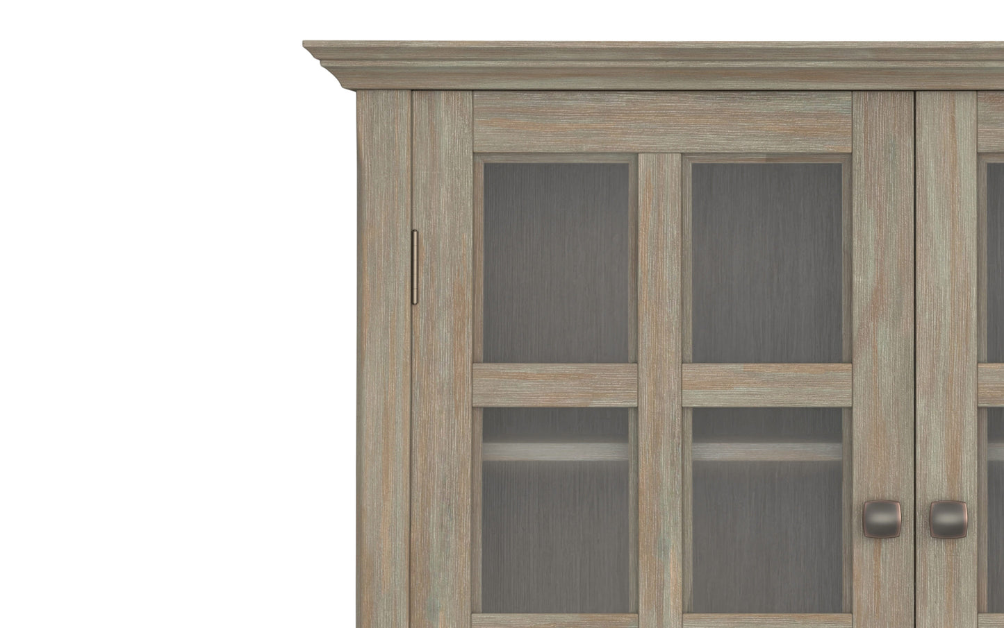 Distressed Grey | Acadian Medium Storage Cabinet