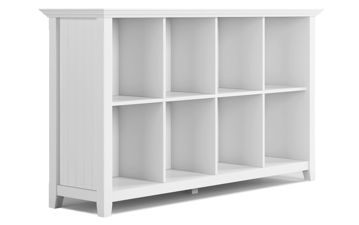 White | Acadian 8 Cube Storage / Sofa Table