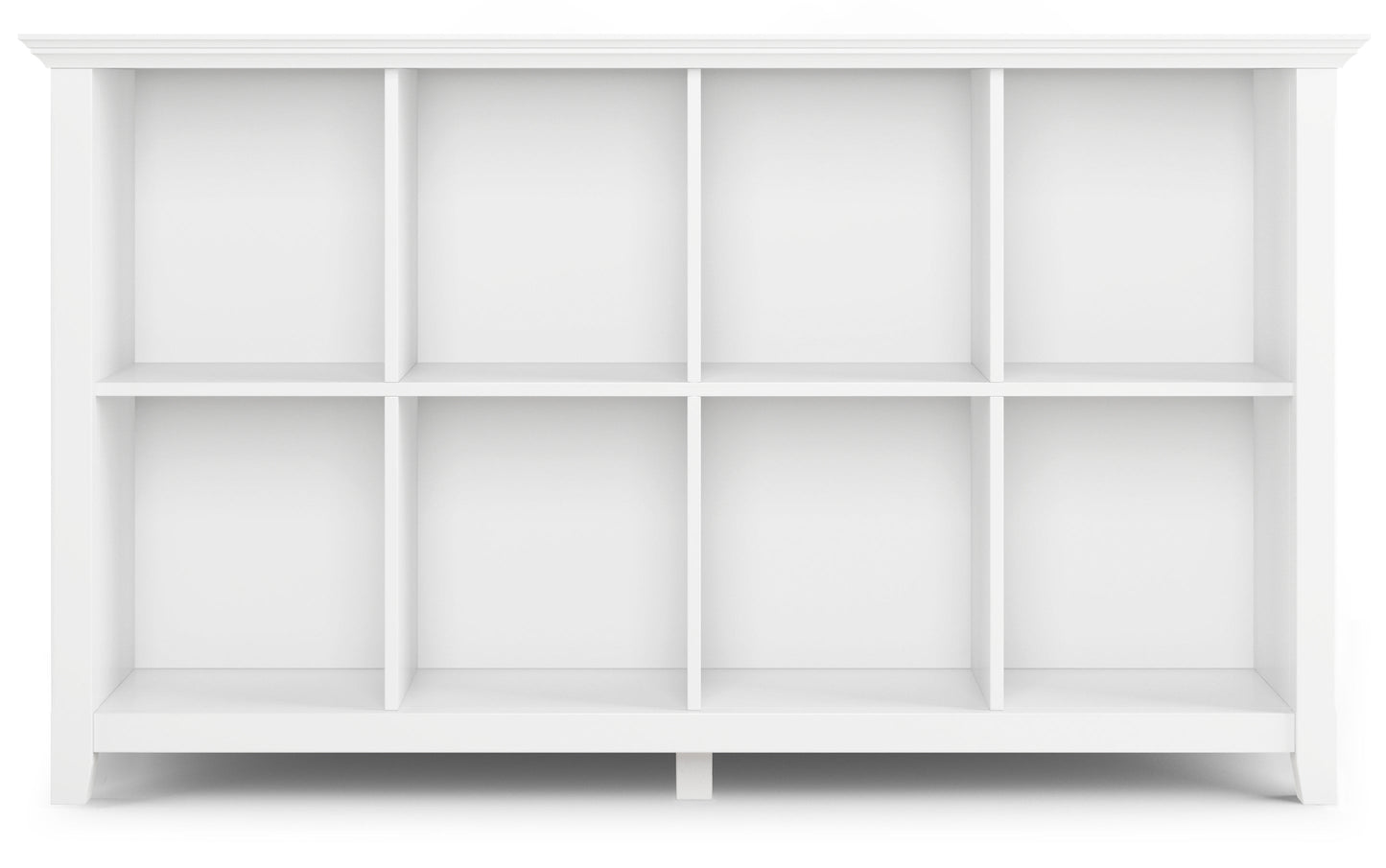 White | Acadian 8 Cube Storage / Sofa Table