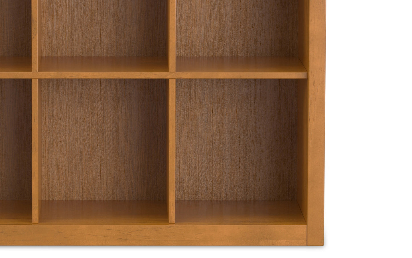 Light Golden Brown | Acadian Nine Cube Bookcase & Storage Unit