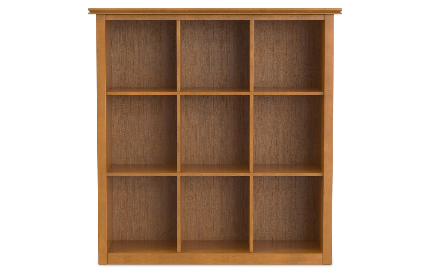 Light Golden Brown | Acadian Nine Cube Bookcase & Storage Unit