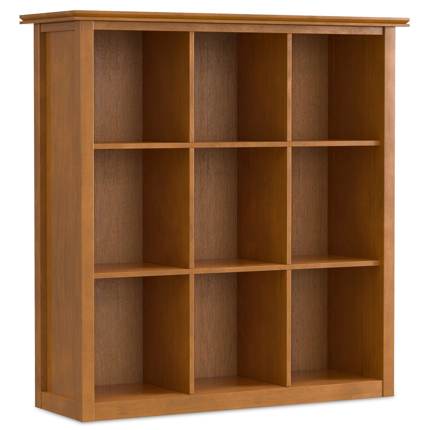 Light Golden Brown | Acadian Nine Cube Bookcase & Storage Unit