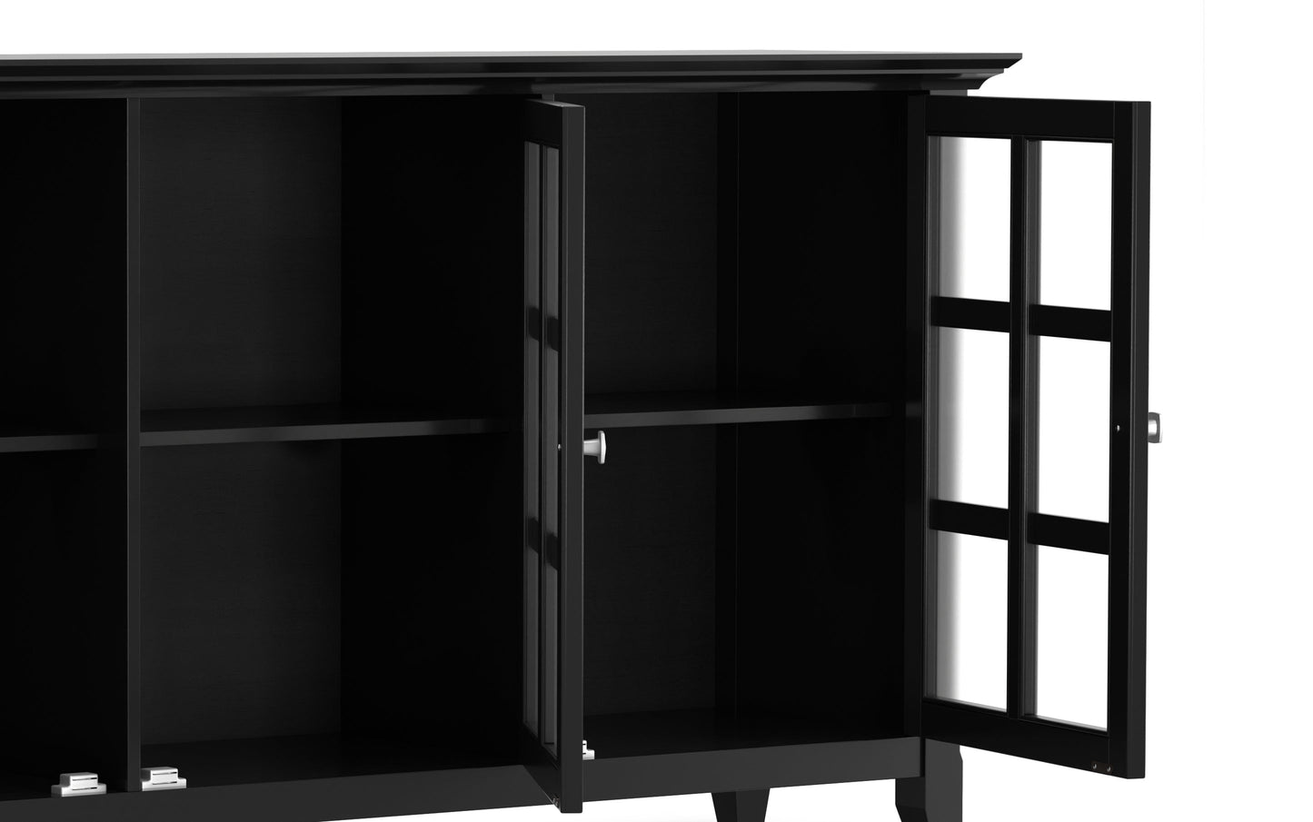 Black | Acadian Wide Storage Cabinet