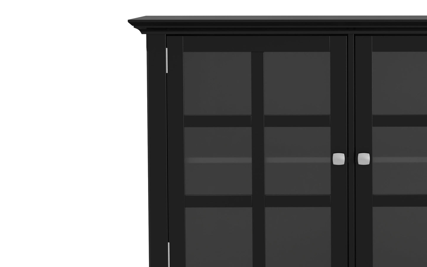 Black | Acadian Wide Storage Cabinet