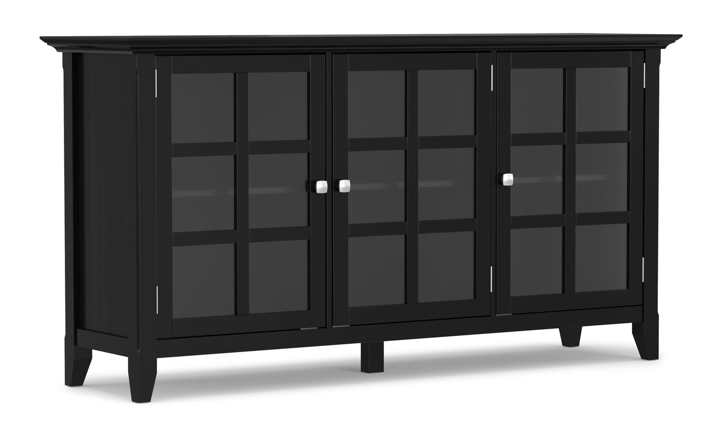 Black | Acadian Wide Storage Cabinet