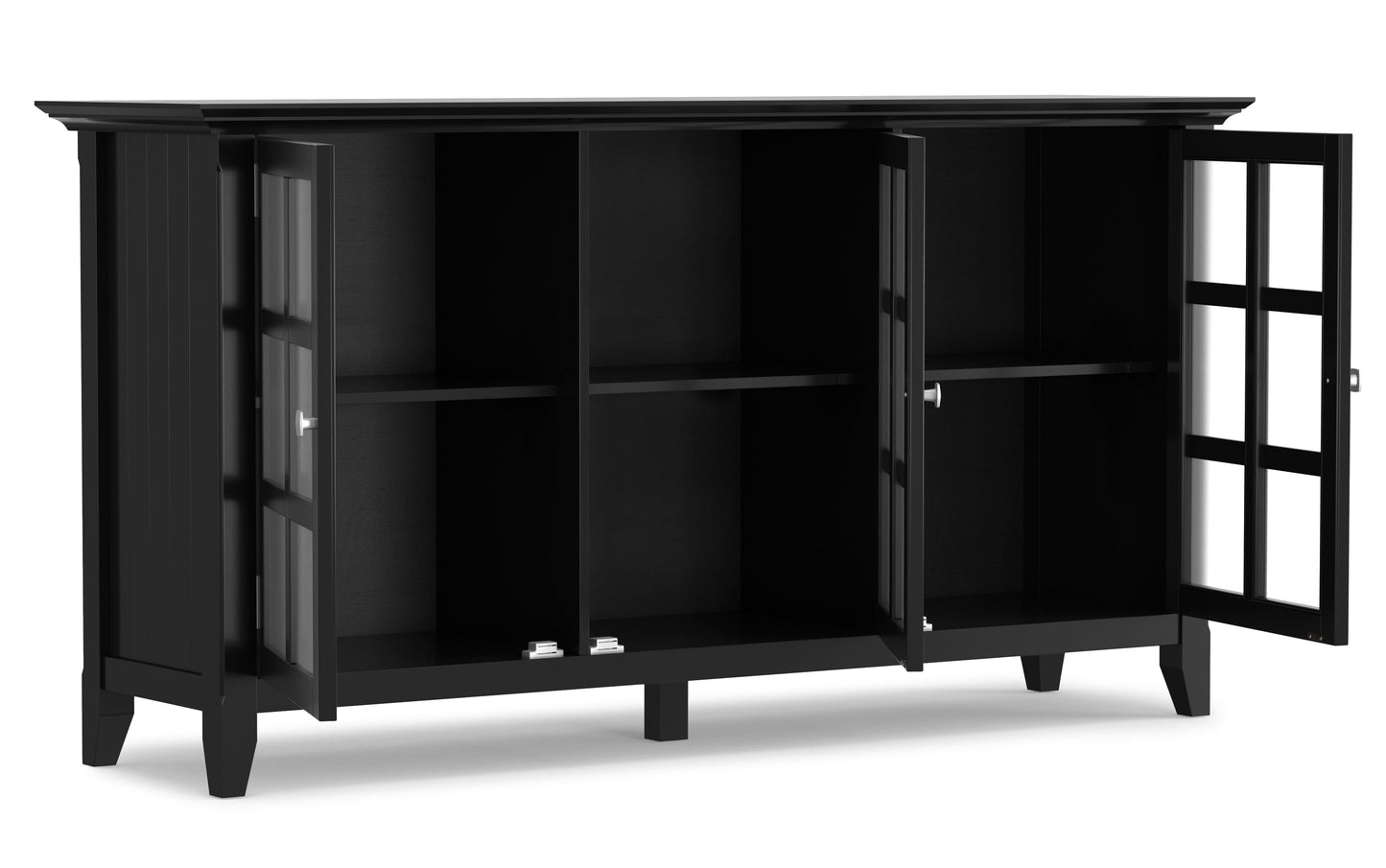 Black | Acadian Wide Storage Cabinet