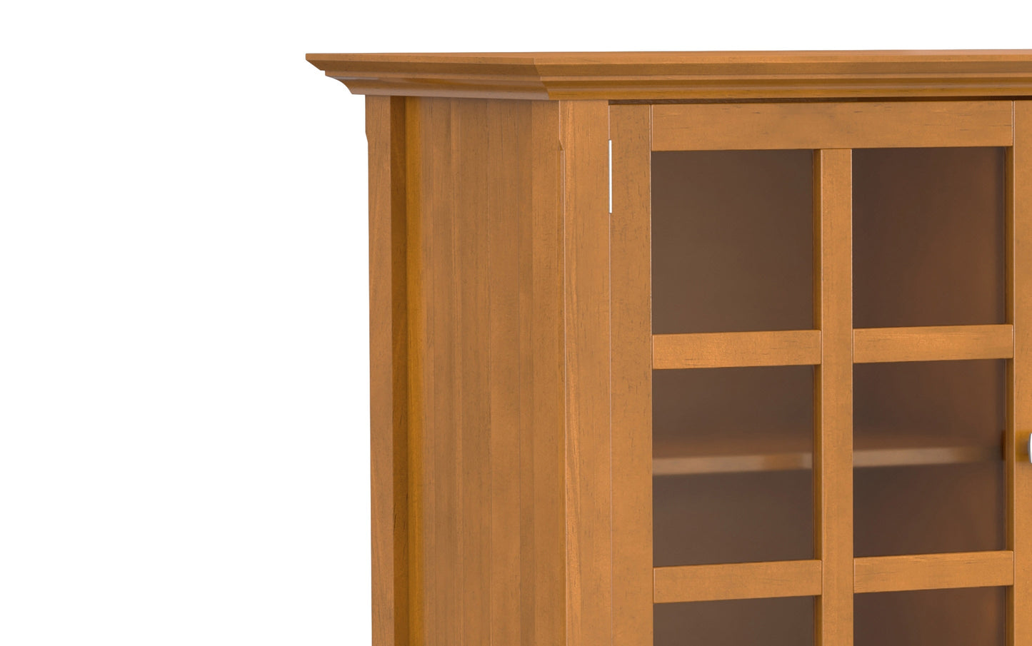 Light Golden Brown | Acadian Wide Storage Cabinet