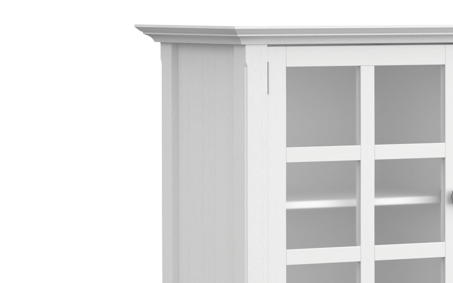 White | Acadian Wide Storage Cabinet