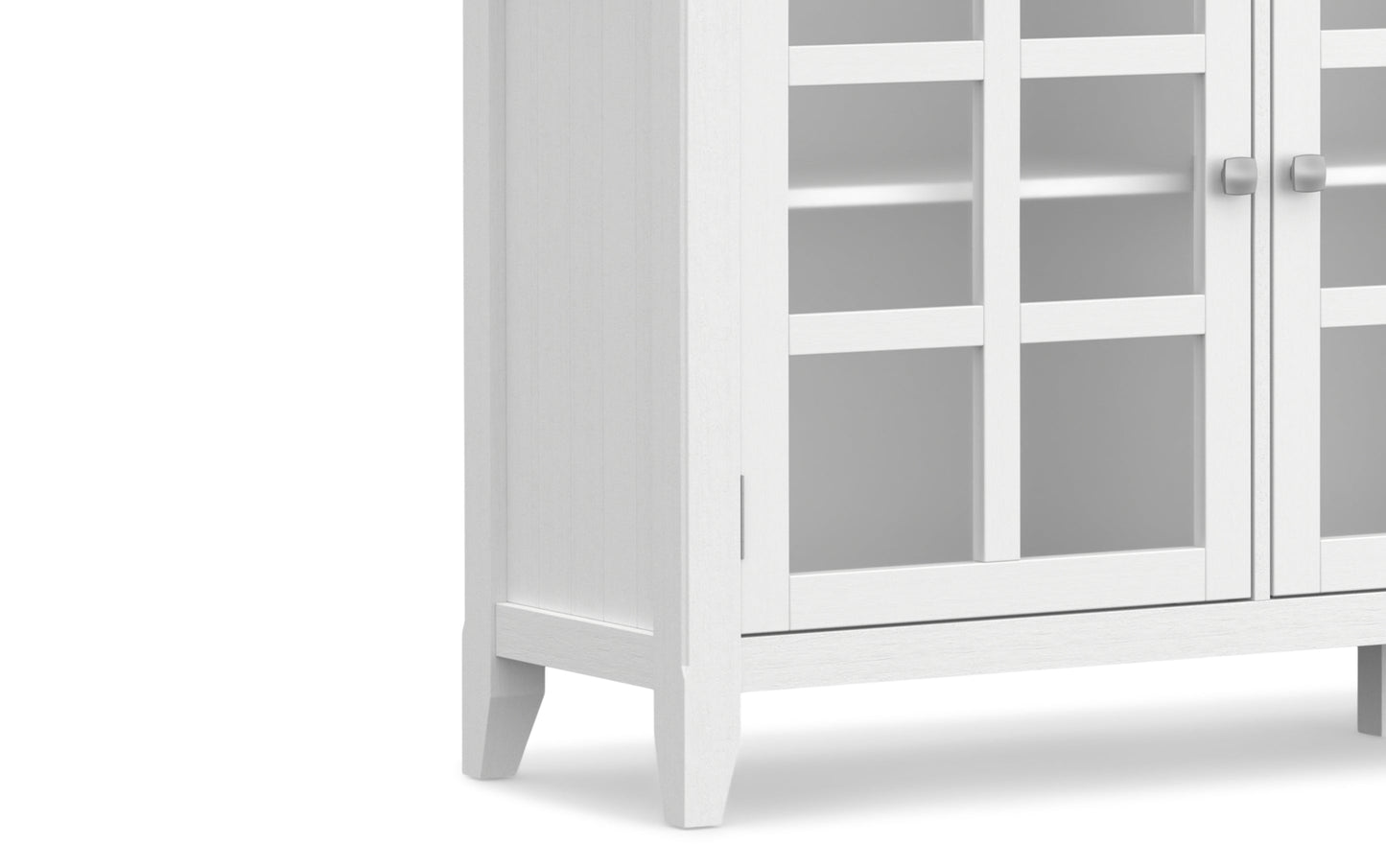 White | Acadian Wide Storage Cabinet