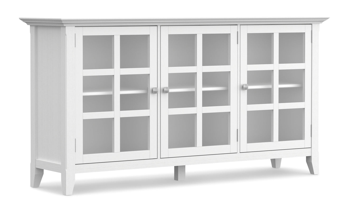 White | Acadian Wide Storage Cabinet