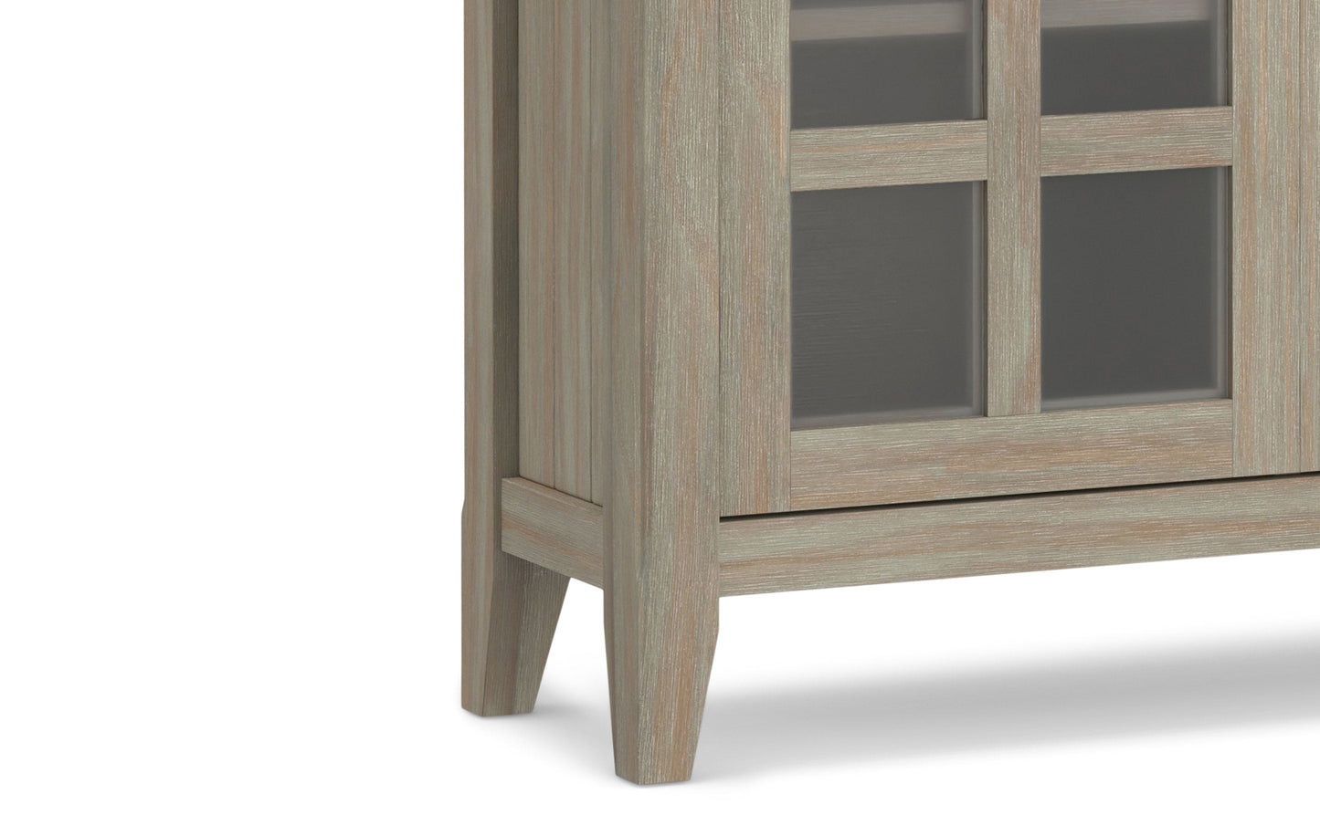 Distressed Grey | Acadian Entryway Storage Cabinet