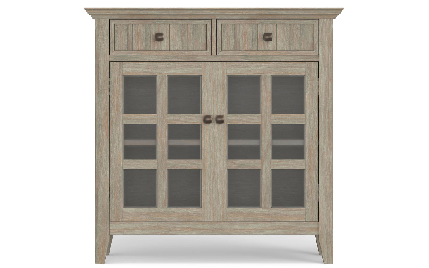 Distressed Grey | Acadian Entryway Storage Cabinet