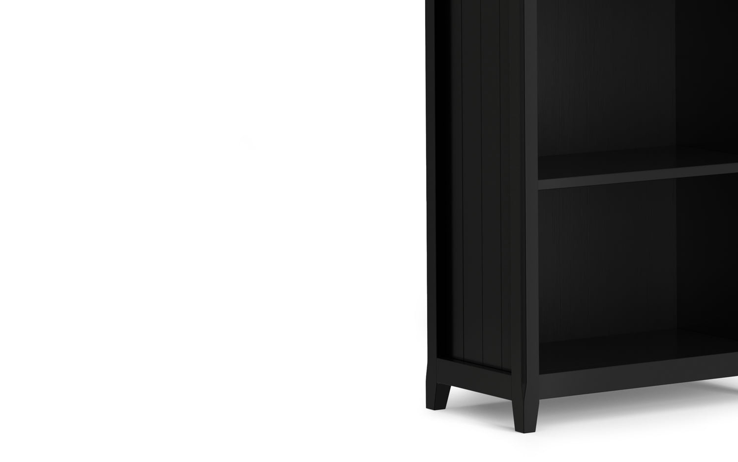 Black | Acadian 5 Shelf Bookcase