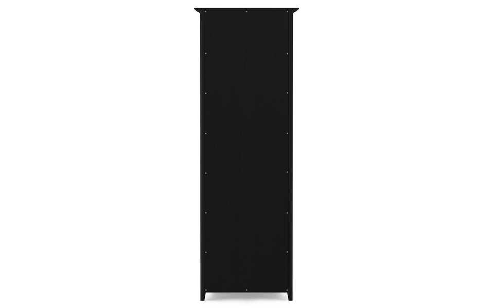 Black | Acadian 5 Shelf Bookcase