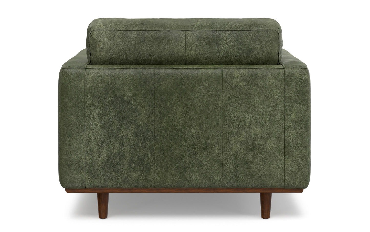 Moss Green Genuine Leather | Morrison Arm Chair