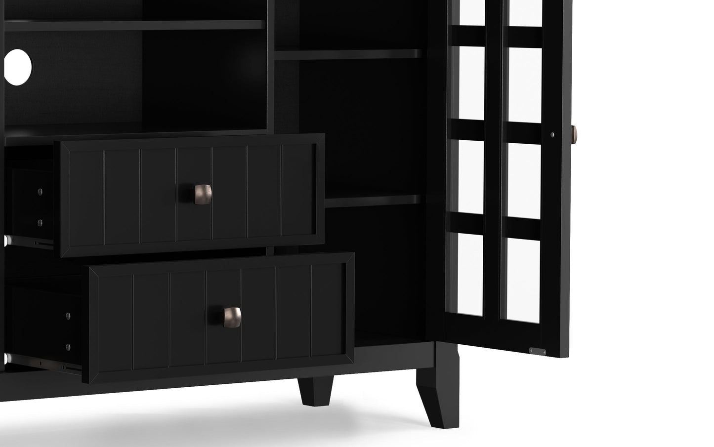 Black | Acadian Tall TV Stand