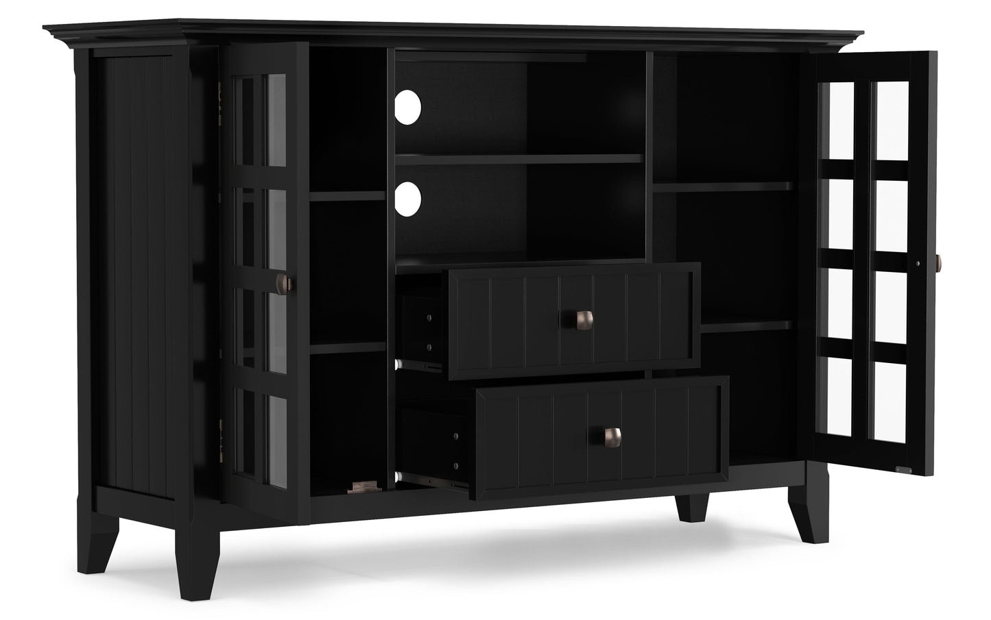 Black | Acadian Tall TV Stand