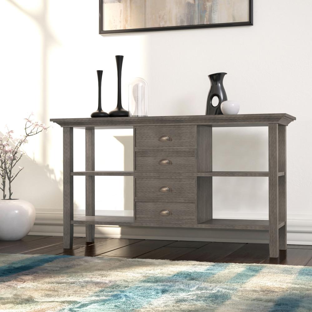 Farmhouse Grey | Redmond 54 inch Console Sofa Table