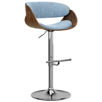 Denim Blue | Amery Adjustable Swivel Bar Stool