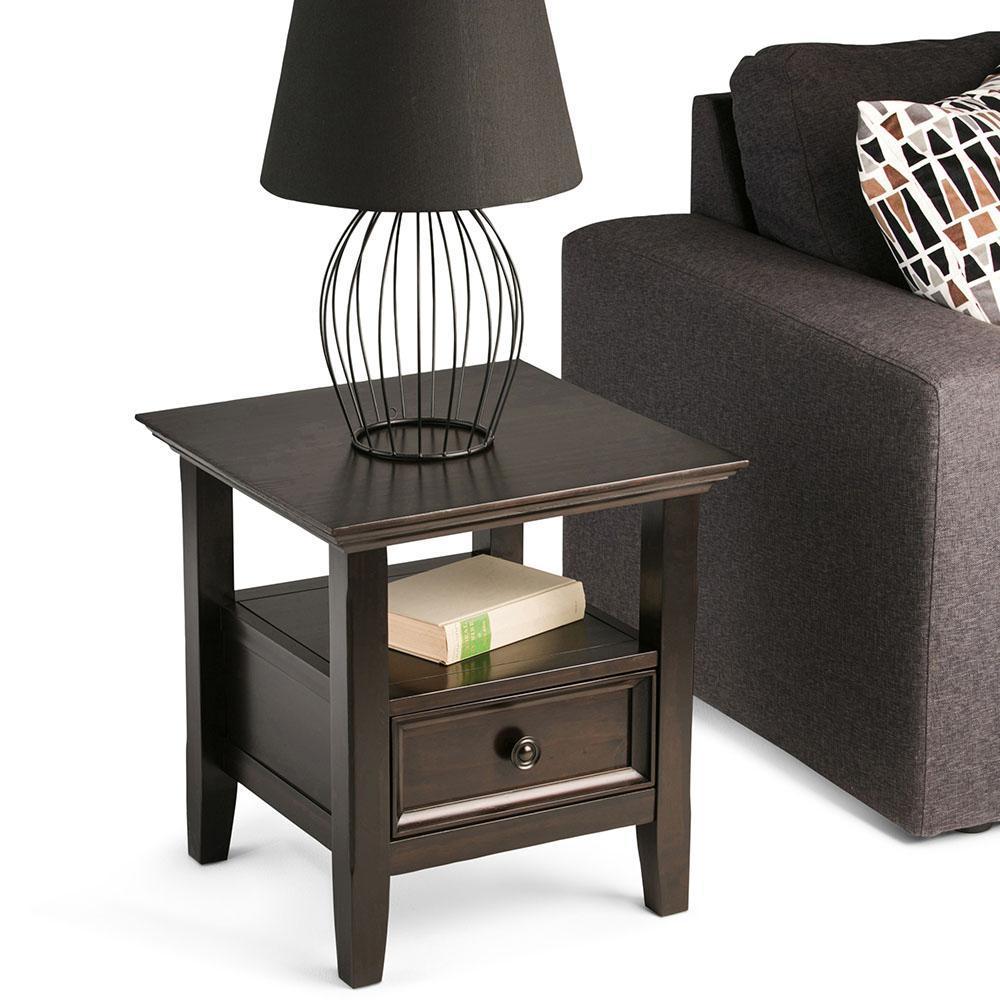 Hickory Brown | Amherst End Side Table