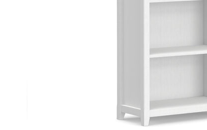 White | Amherst 5 Shelf Bookcase