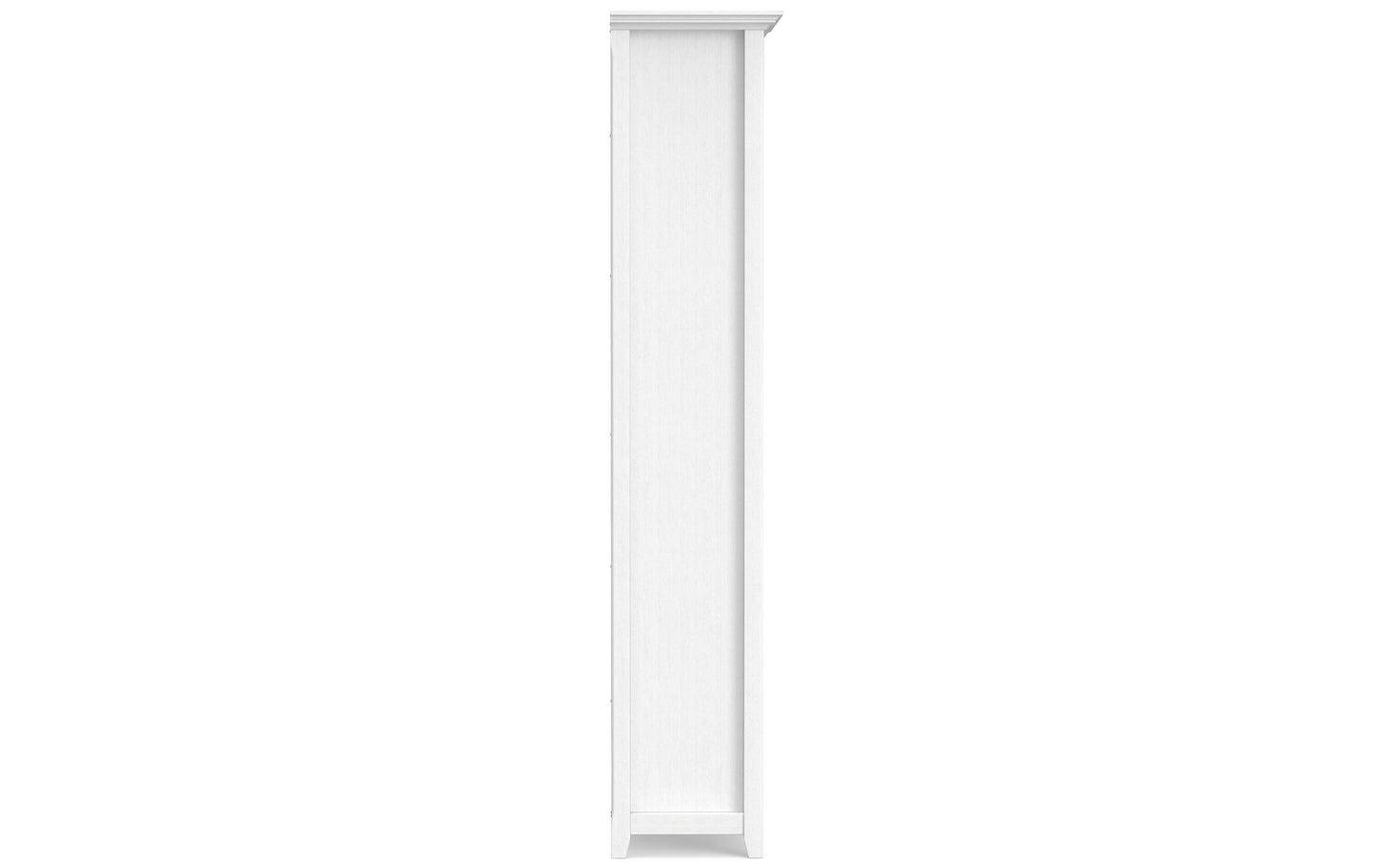 White | Amherst 5 Shelf Bookcase