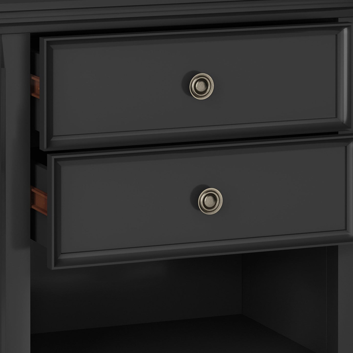 Black | Amherst Bedside Table