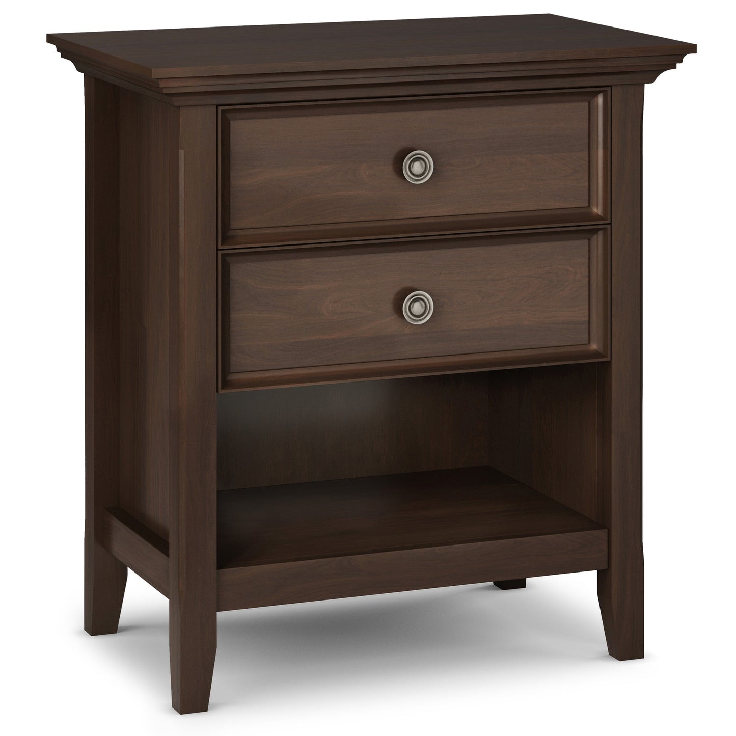 Natural Aged Brown | Amherst Bedside Table