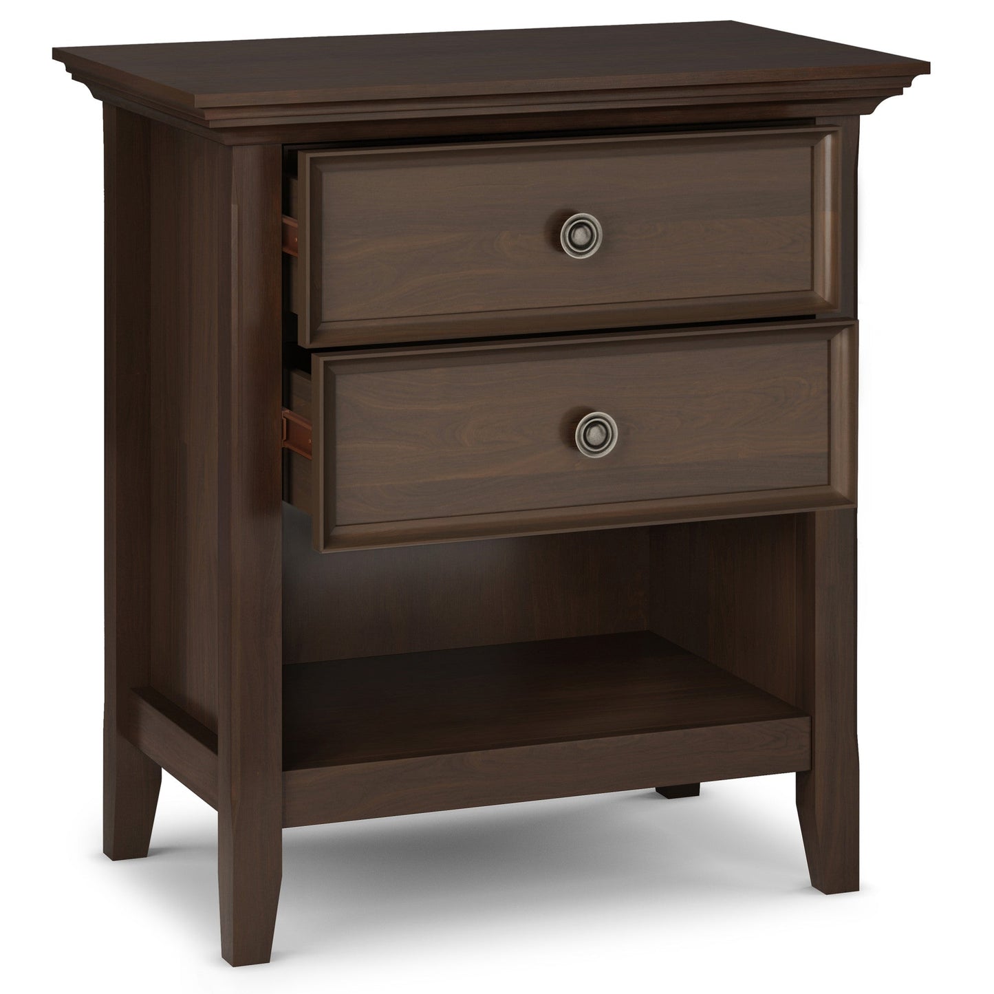 Natural Aged Brown | Amherst Bedside Table