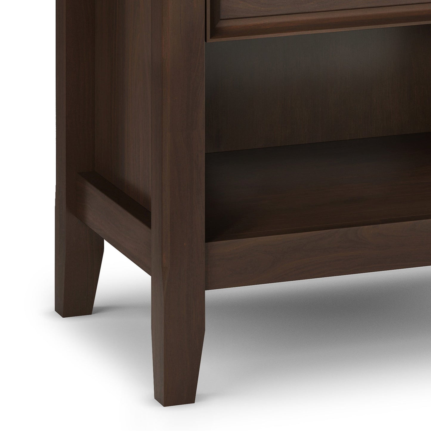 Natural Aged Brown | Amherst Bedside Table