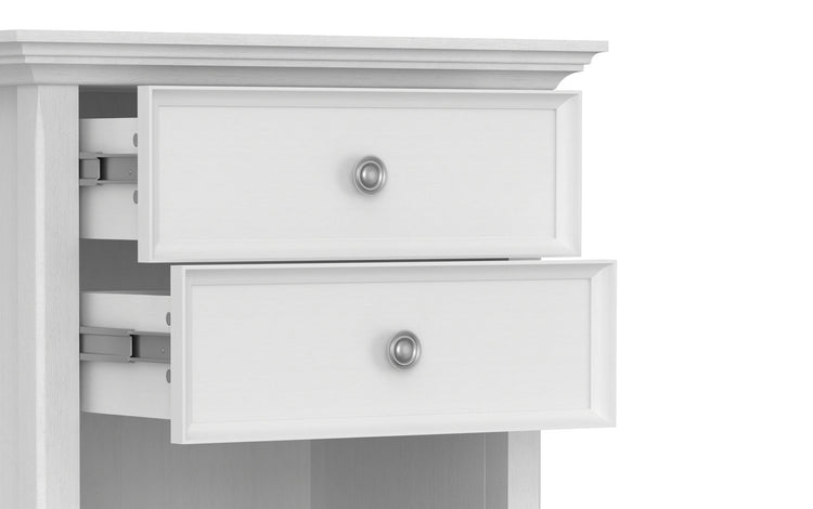 White | Amherst Bedside Table