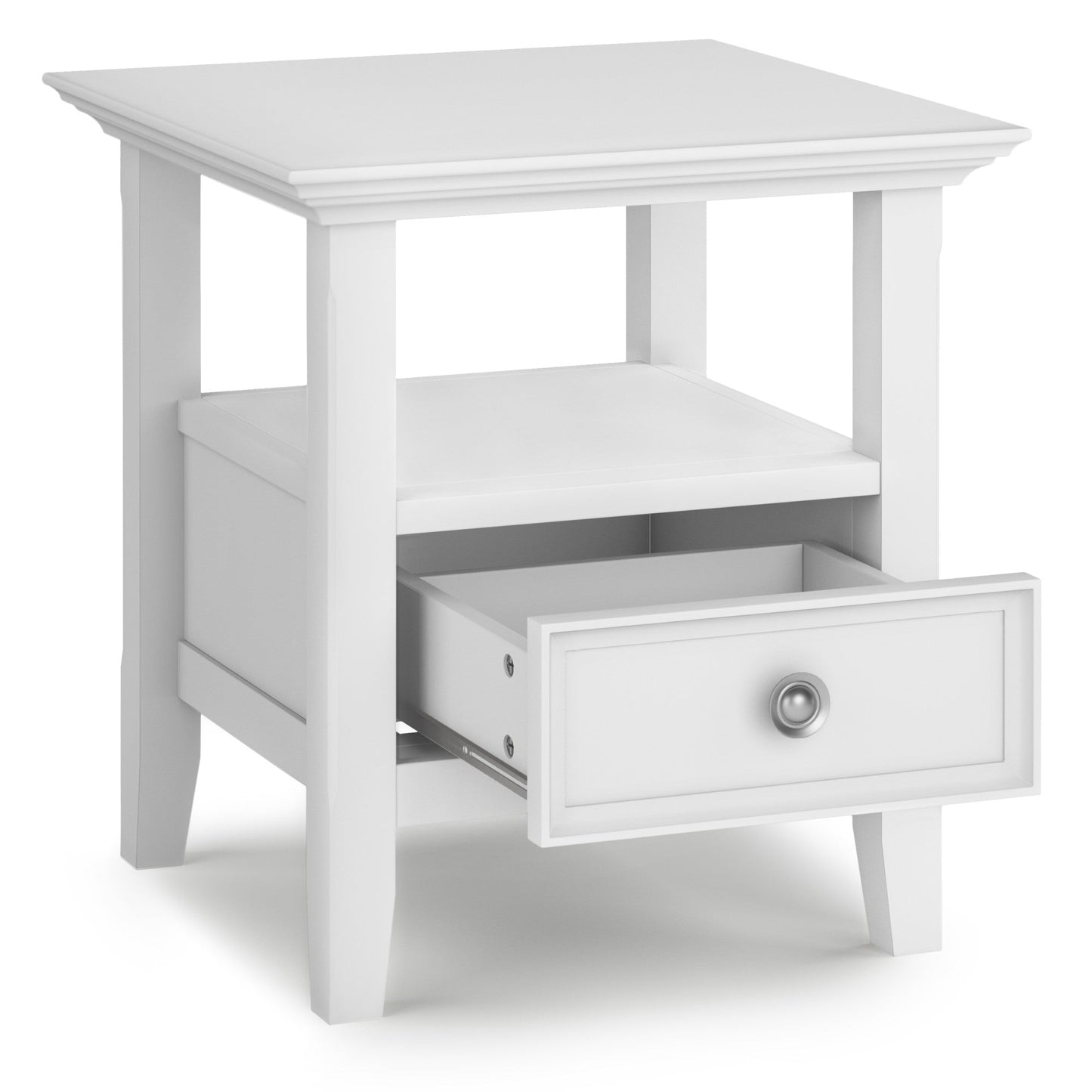 White | Amherst End Side Table