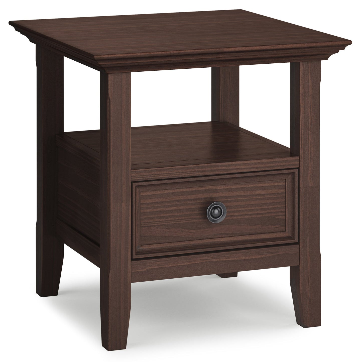 Warm Walnut Brown | Amherst End Side Table