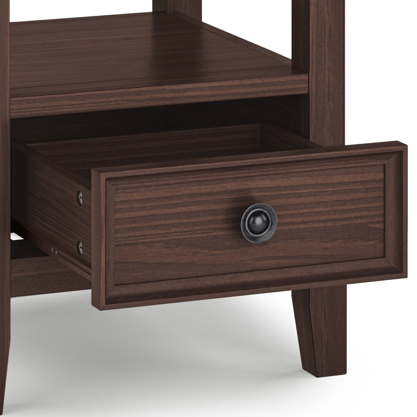 Warm Walnut Brown | Amherst End Side Table