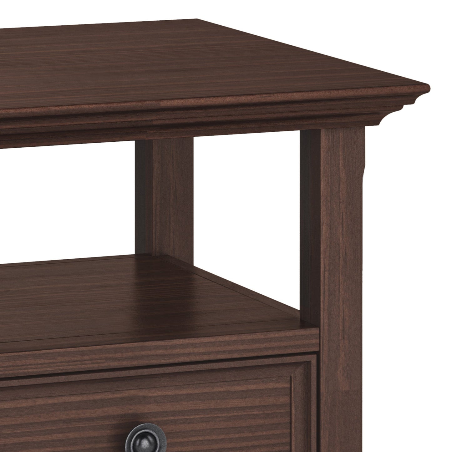 Warm Walnut Brown | Amherst End Side Table