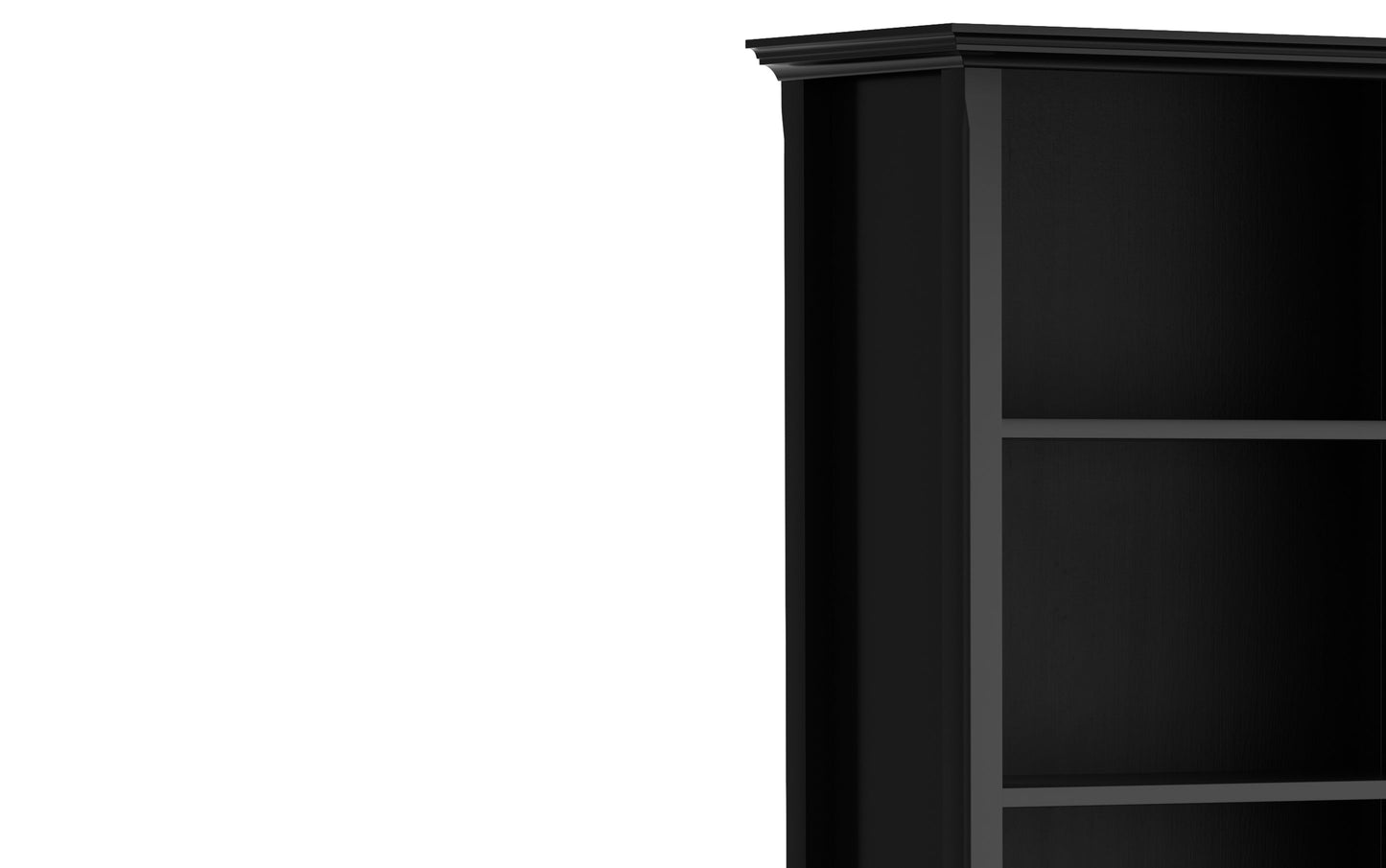 Black | Amherst 5 Shelf Bookcase