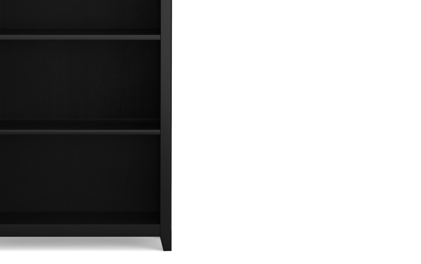 Black | Amherst 5 Shelf Bookcase