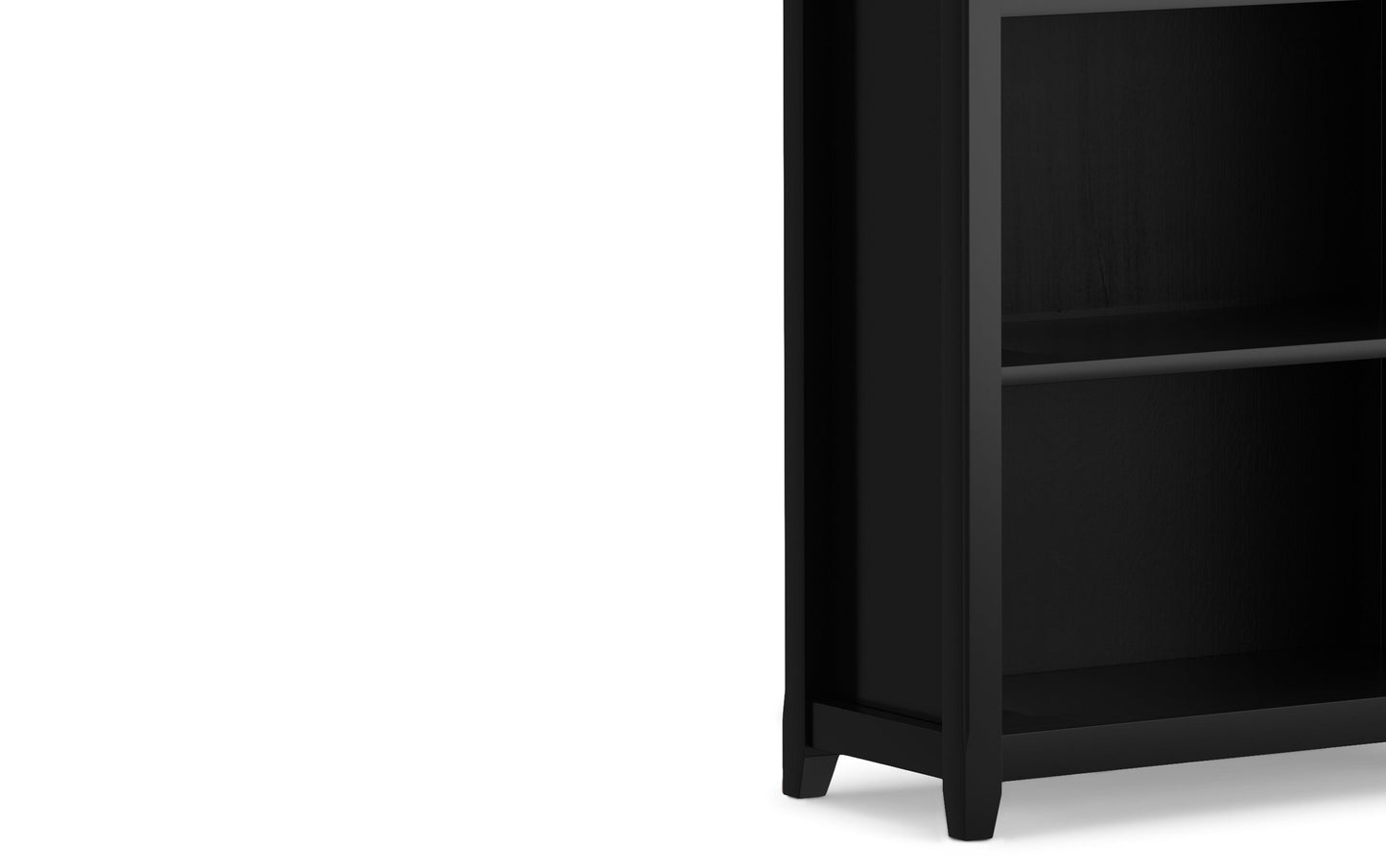 Black | Amherst 5 Shelf Bookcase