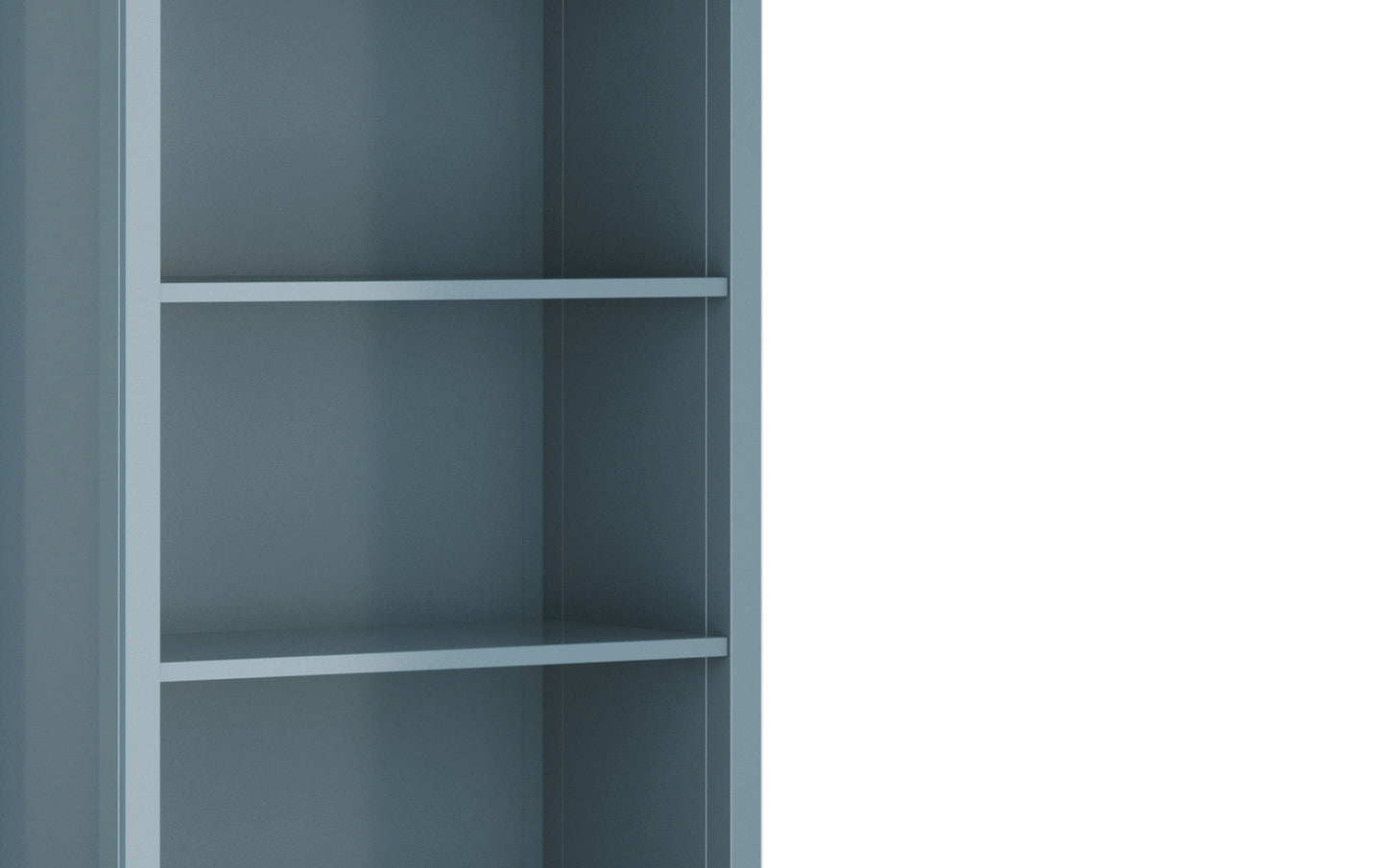 French Blue | Amherst 5 Shelf Bookcase