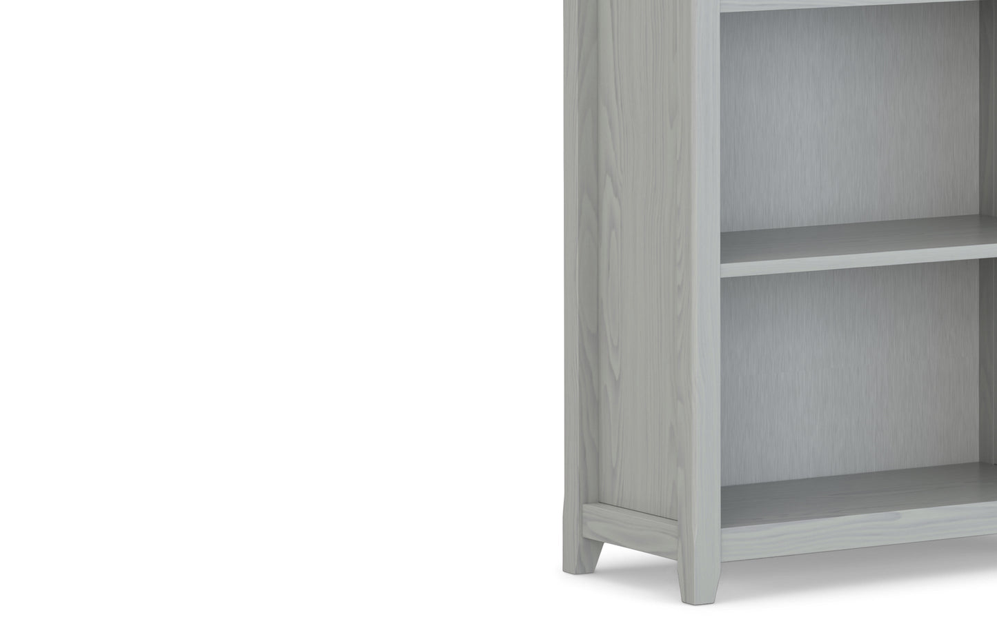 Fog Grey | Amherst 5 Shelf Bookcase