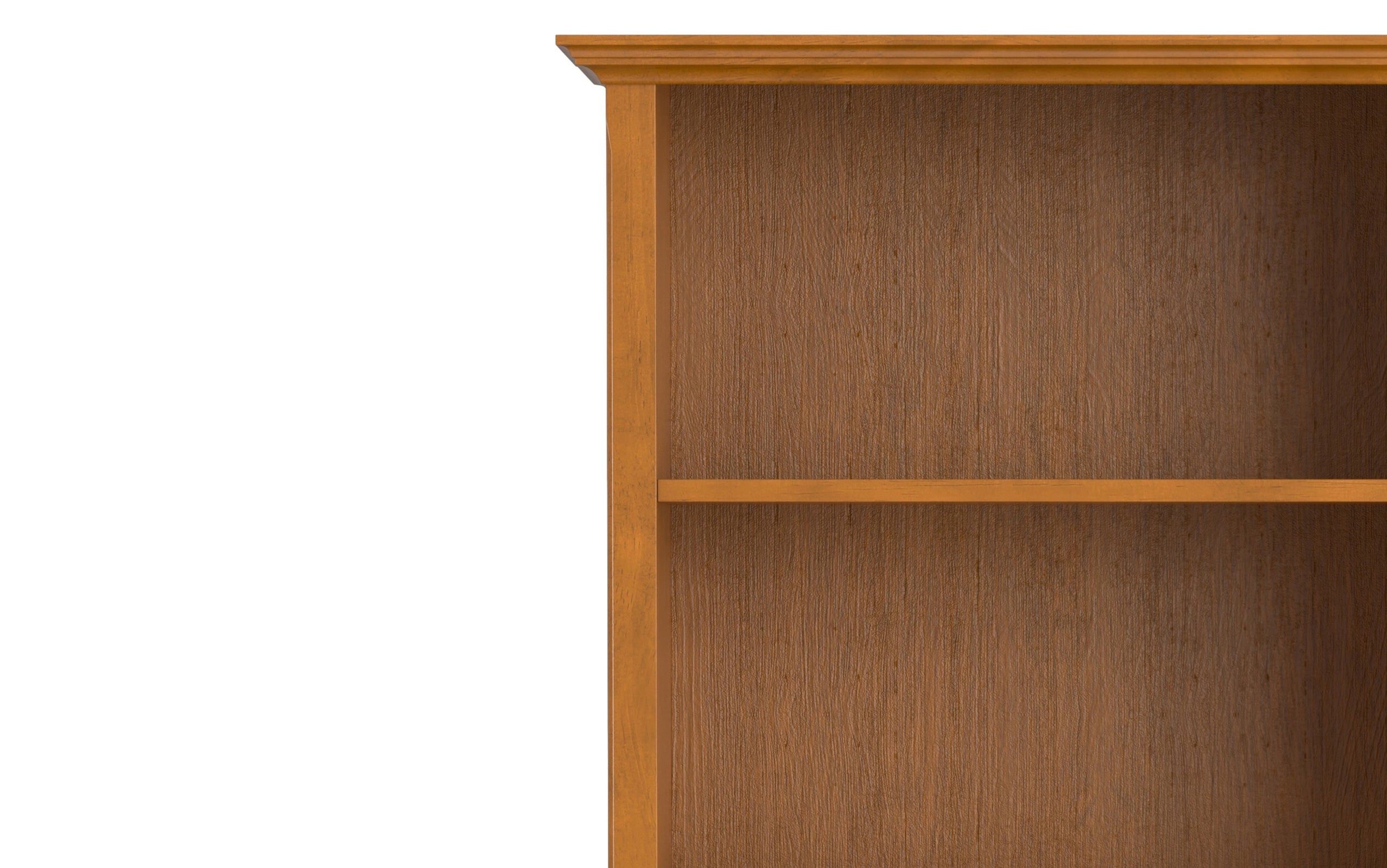 Light Golden Brown | Amherst 5 Shelf Bookcase