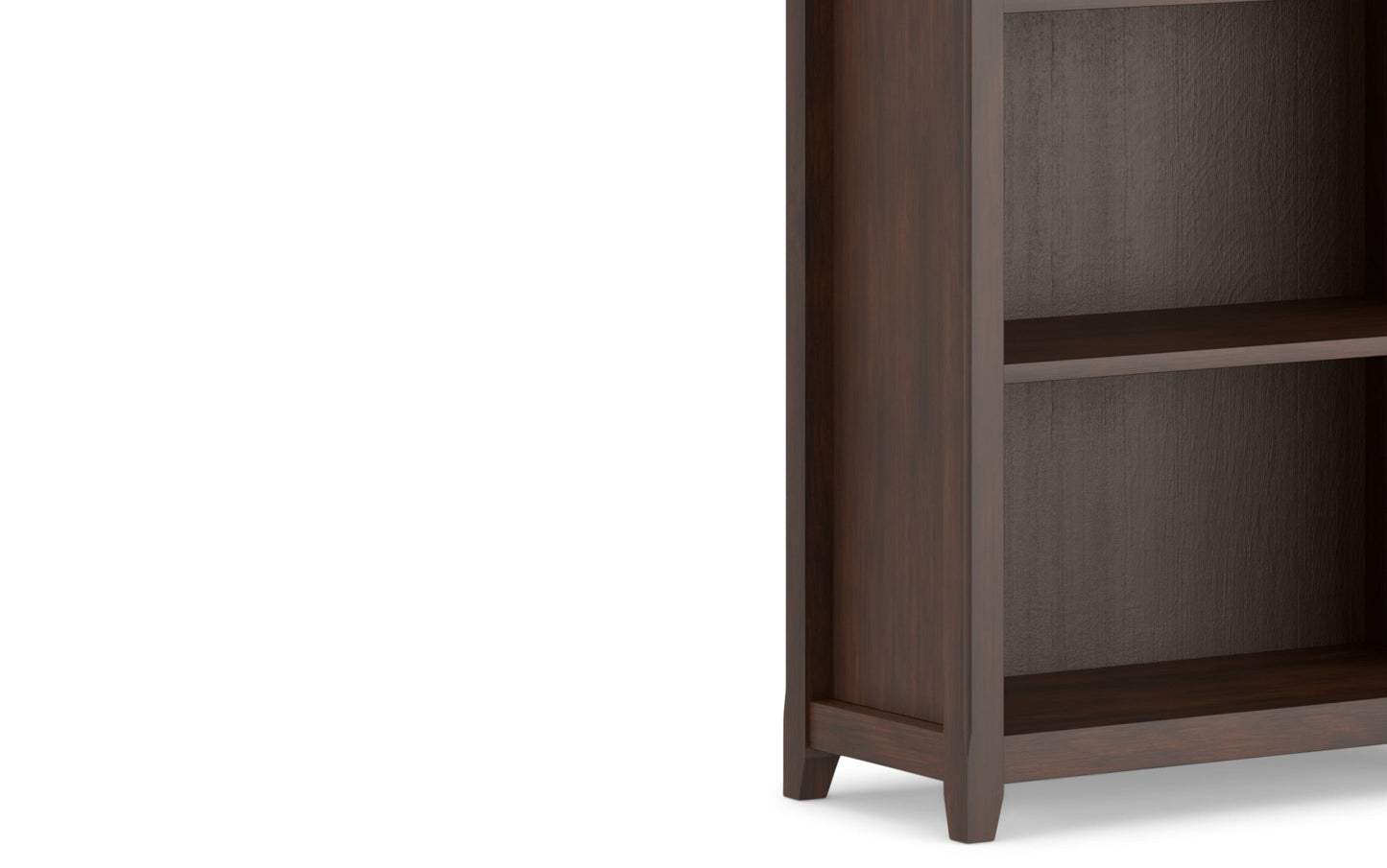 Russet Brown | Amherst 5 Shelf Bookcase