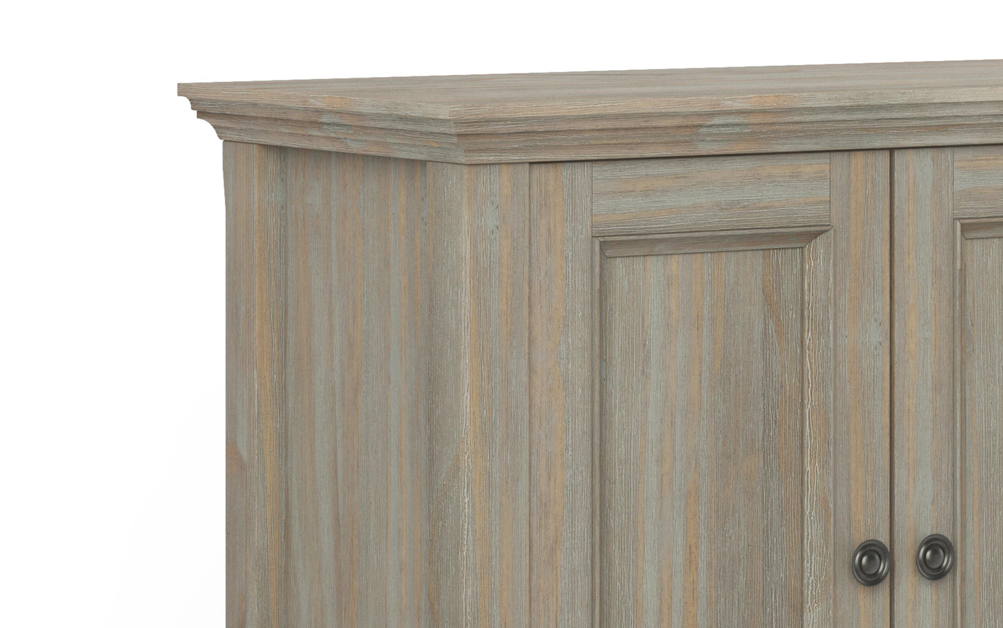 Distressed Grey | Amherst Low Storage Cabinet