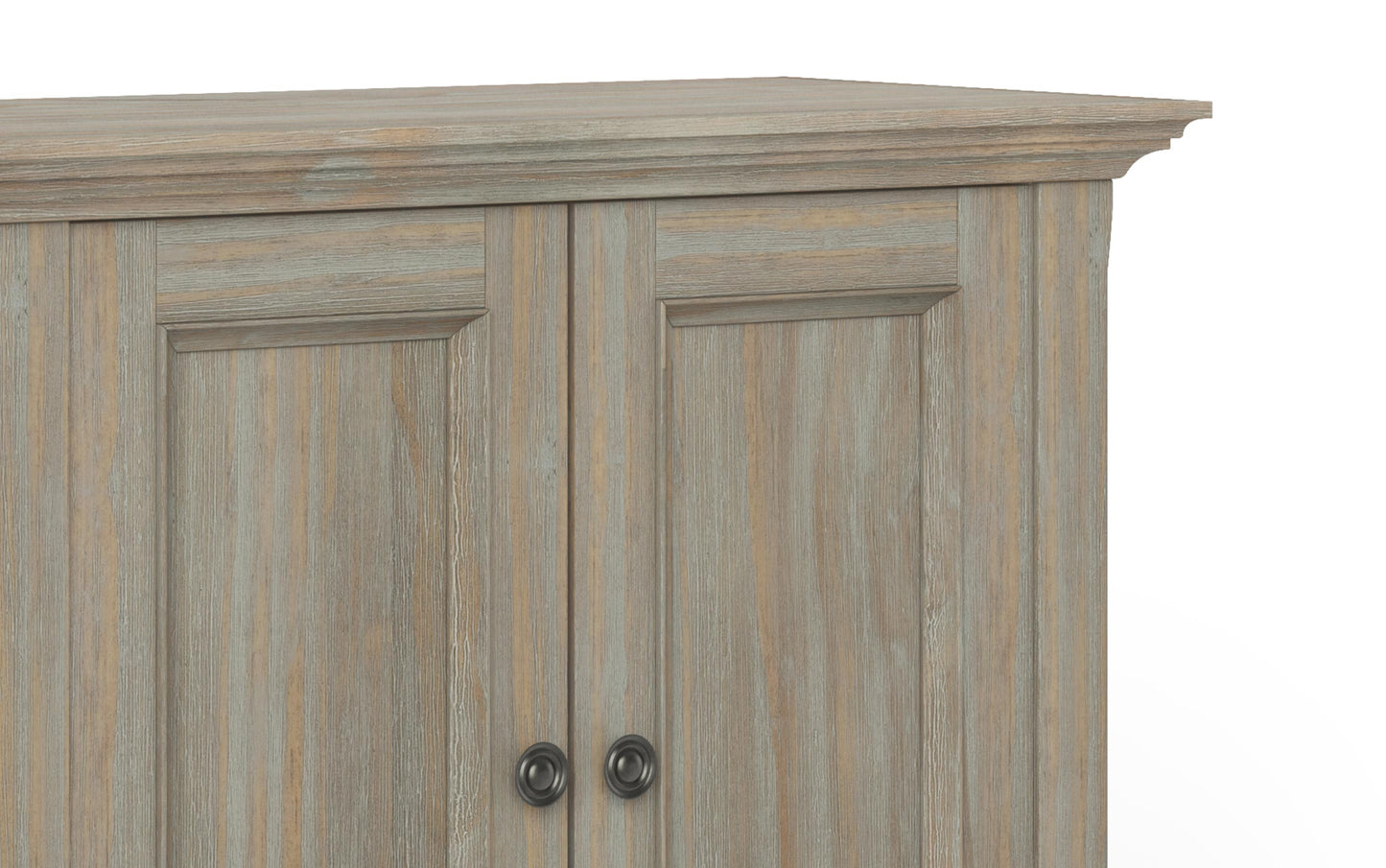 Distressed Grey | Amherst Low Storage Cabinet