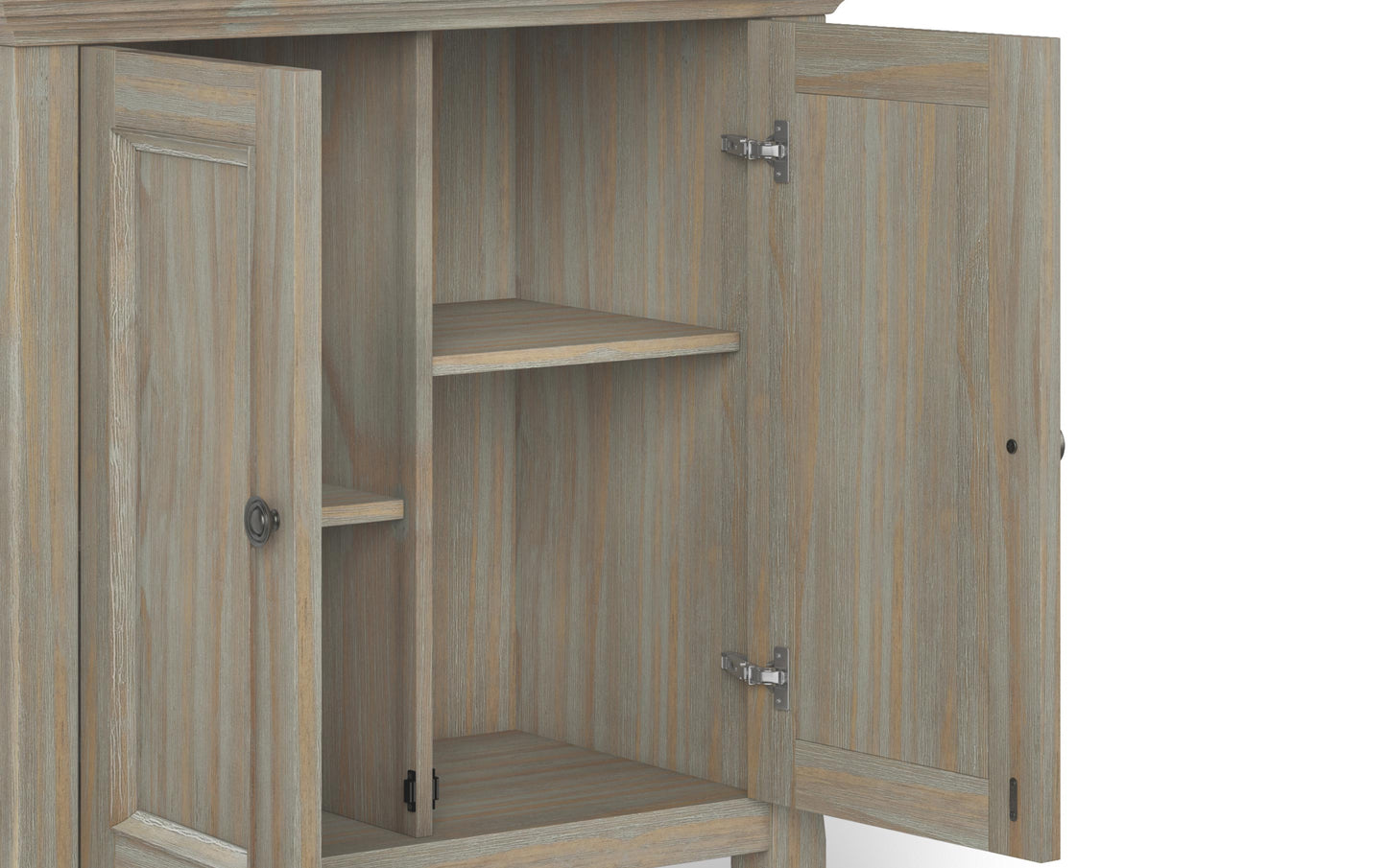 Distressed Grey | Amherst Low Storage Cabinet