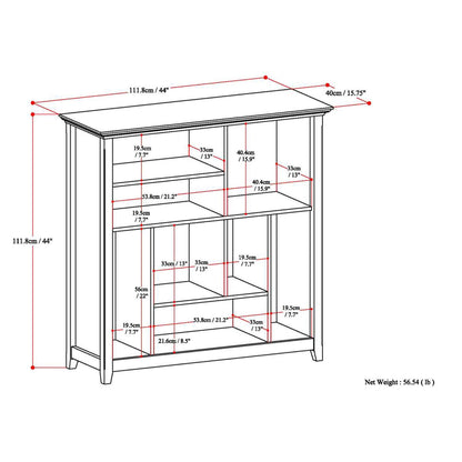 Light Golden Brown | Amherst Multi-Cube Bookcase & Storage Unit