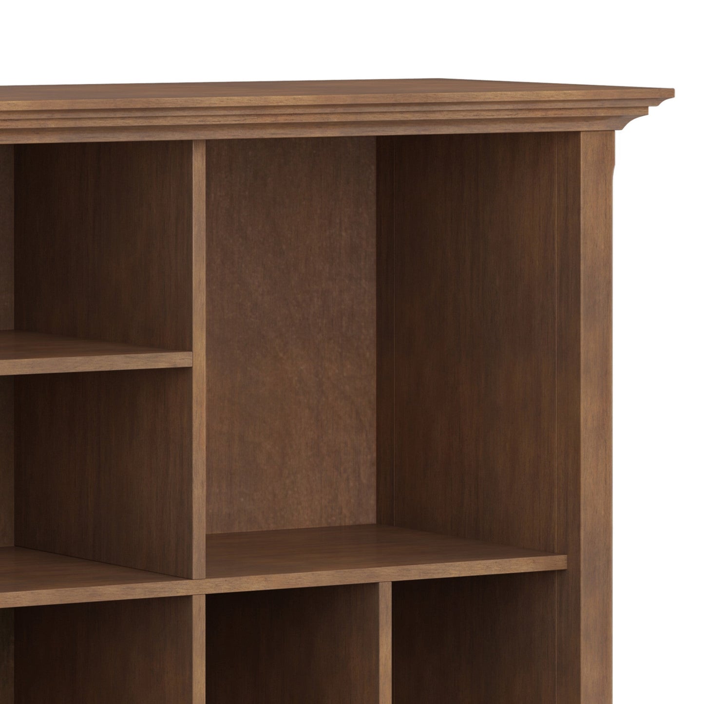 Rustic Natural Aged Brown | Amherst Multi-Cube Bookcase & Storage Unit