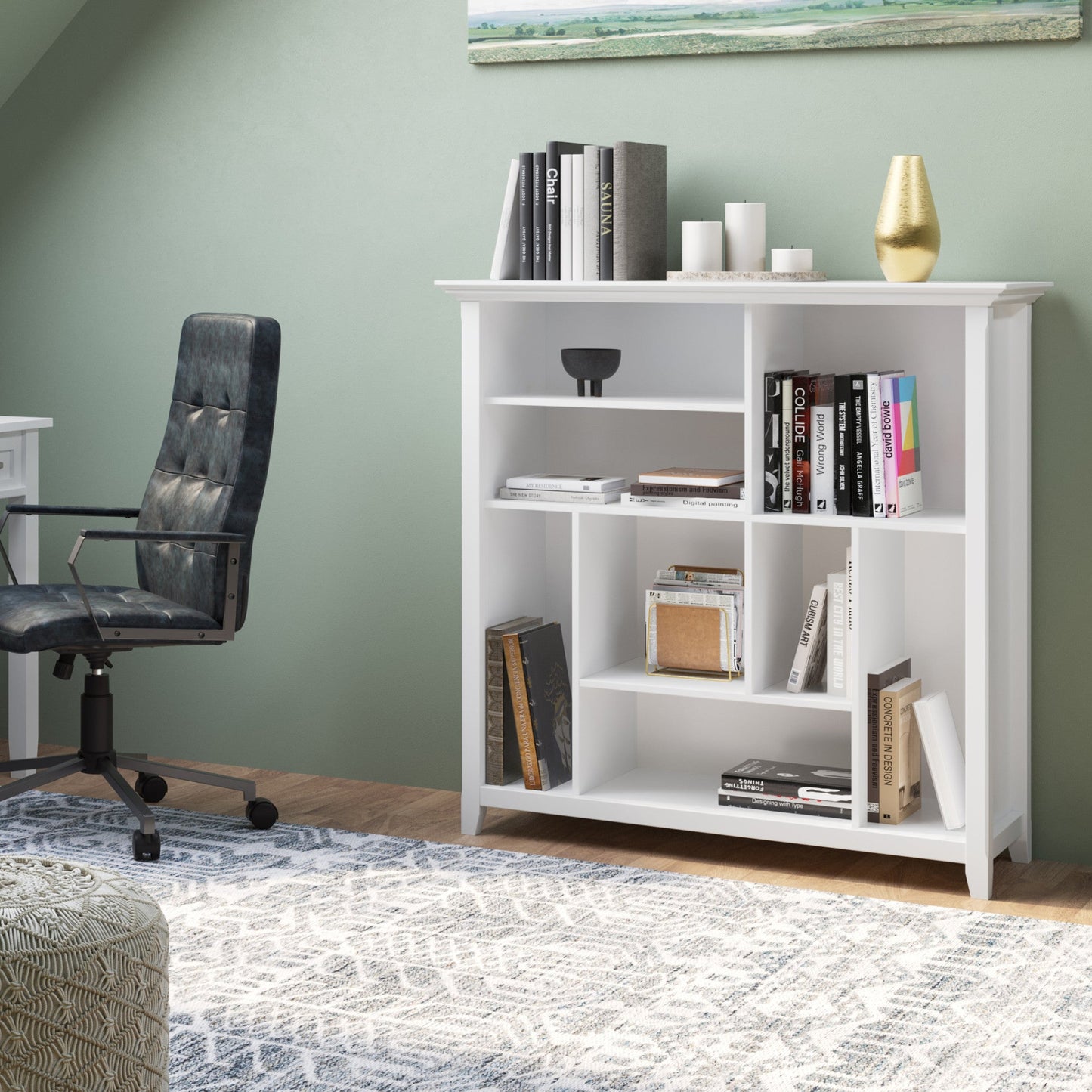 White | Amherst Multi-Cube Bookcase & Storage Unit