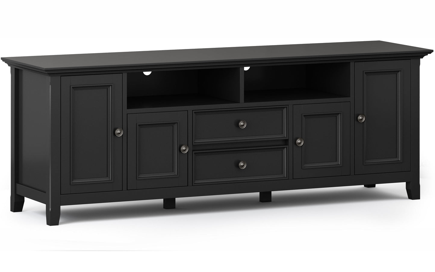 Black | Amherst 72 inch Wide TV Media Stand